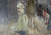 Studie einer Figur möglicherweise für Margaret und Faust - Edwin Austin Abbey — Ansicht des Kunstwerks