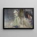 Studie einer Figur möglicherweise für Margaret und Faust - Edwin Austin Abbey — gerahmtes Bild an der Wand