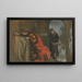 Hamlet Jetzt könnte ich es machen Akt III Szene 3 Hamlet - Edwin Austin Abbey — gerahmtes Bild an der Wand