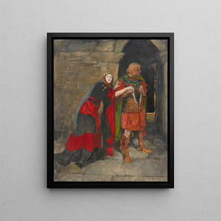 Edwin Austin Abbey - Lady Macbeth Infirm of purpose Give me the daggers Act II Scene II Macbeth.webp