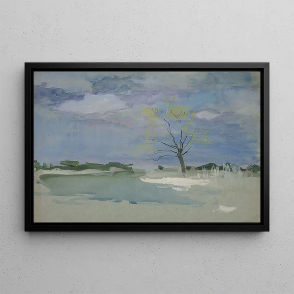 Edwin Austin Abbey - Landscape with tree.webp
