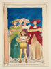 Skizze für Weihnachtskarten - Edwin Austin Abbey — Ansicht des Kunstwerks