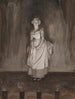 Studie für die Illustration des Epilogs von She Stoops to Conquer von Oliver Goldsmith - Edwin Austin Abbey — Ansicht des Kunstwerks