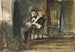 Studie für Der scharlachrote Brief - Edwin Austin Abbey — Ansicht des Kunstwerks