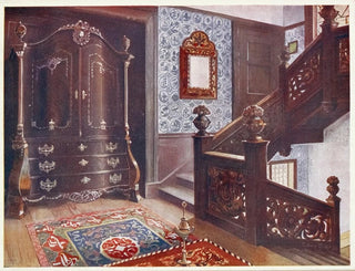 Armoire en noyer sculpté avec montures ciselées - Edwin Foley — Ansicht des Kunstwerks