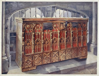 Kastenbild mit Strebepfeilern aus dem 14. Jahrhundert - Edwin Foley — Ansicht des Kunstwerks