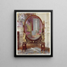Psyché und Napoleon I. Bett - Edwin Foley — gerahmtes Bild an der Wand