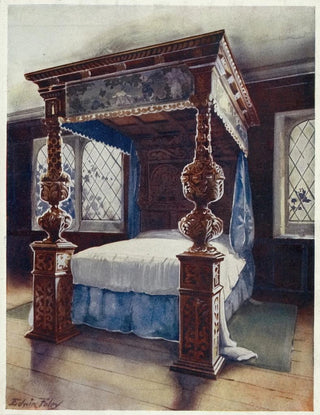 Edwin Foley - The littlecote bedstead The property of Vincent Robinson Esquire F S A Parnham Dorset.webp