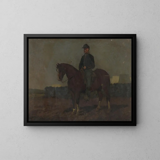 Ordonnance de cavalerie à Rappahannock Station, Virginie - Edwin Forbes — gerahmtes Bild an der Wand