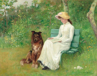 Ein Moment der Ruhe - Edwin Harris — Ansicht des Kunstwerks