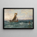 Ansicht der Bucht von Dublin - Edwin Hayes — gerahmtes Bild an der Wand