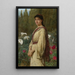 Ein orientalischer Lotus - Edwin Long — gerahmtes Bild an der Wand