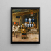 Eine Parfümerie in Bombay - Edwin Lord Weeks — gerahmtes Bild an der Wand