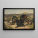 Ein Pilger am Jordan - Edwin Lord Weeks — gerahmtes Bild an der Wand