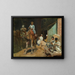 Ein Markt in Ispahan - Edwin Lord Weeks — gerahmtes Bild an der Wand