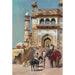 Vor der großen Moschee Jami Masjid, Mathura, Indien - Edwin Lord Weeks — Ansicht des Kunstwerks