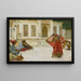 Danseuse indienne - Edwin Lord Weeks — gerahmtes Bild an der Wand