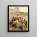 Voyager en Perse - Edwin Lord Weeks — gerahmtes Bild an der Wand