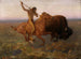 Indianische Büffeljagd - Edwin Willard Deming — Ansicht des Kunstwerks