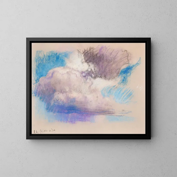 Wolken - Eero Järnefelt — gerahmtes Bild an der Wand