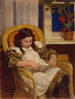 Mädchen liest - Eero Järnefelt — Ansicht des Kunstwerks