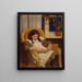 Mädchen liest - Eero Järnefelt — gerahmtes Bild an der Wand