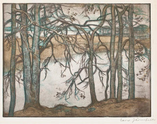 Rivage du lac avec des roseaux - Eero Järnefelt — Ansicht des Kunstwerks