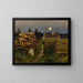 Sommernacht mit Mond - Eero Järnefelt — gerahmtes Bild an der Wand