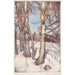 Bäume im Winter - Eero Järnefelt — Ansicht des Kunstwerks