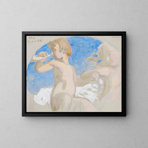 Ohne Titel - Eero Järnefelt — gerahmtes Bild an der Wand