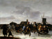 Eine Eisszene - Egbert van der Poel — Ansicht des Kunstwerks