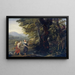 Tobie und der Engel - Eglon van der Neer — gerahmtes Bild an der Wand