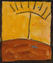 Abstraktes Landschaftsbild mit Sonnenaufgang - Egon Schiele — Ansicht des Kunstwerks
