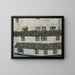 Fenster der Hausmauer - Egon Schiele — gerahmtes Bild an der Wand