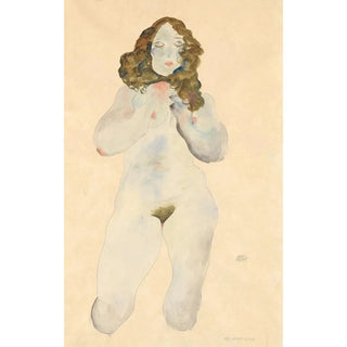 Egon Schiele - Kniender weiblicher Akt.webp