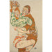 Reproduktion des Gemäldes Liebe machen - Egon Schiele