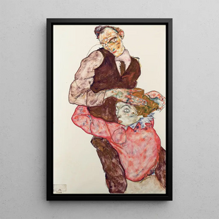 Egon Schiele - Lovers.webp