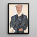Reproduktion des Gemäldes Portrait Otto Wagner - Egon Schiele