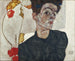 Selbstporträt mit Physalis - Egon Schiele — Ansicht des Kunstwerks