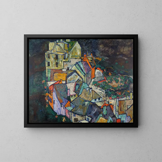 Egon Schiele - Stadtende bzw Portrtskizzen Heinrich Benesch.webp