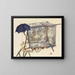 Chariot de rue - Egon Schiele — gerahmtes Bild an der Wand