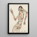 Reproduktion des Gemäldes Die Tänzerin - Egon Schiele