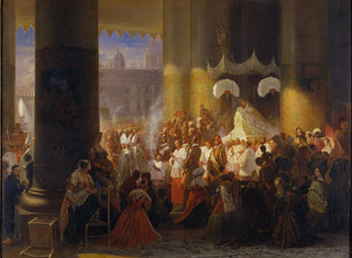 Egron Lundgren - Procession at the Feast of Corpus Christi in Rome.webp