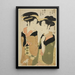 Kan serveuse de l'Izutsuya et la geisha Fuseya de l'Ogiya II - Eishsai Chki — gerahmtes Bild an der Wand