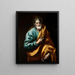 Apostel Simon Petrus - El Greco — gerahmtes Bild an der Wand