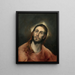 Der Christus im Gebet - El Greco — gerahmtes Bild an der Wand
