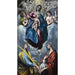 Die Jungfrau mit Kind mit heilige Martine und heilige Agnes - El Greco — gerahmtes Bild an der Wand