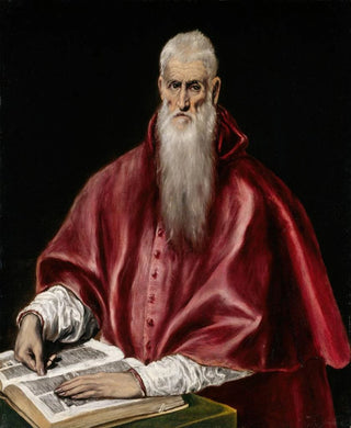 El Greco Domenikos Theotokopoulos - Saint Jerome as Scholar.webp