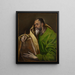 Saint Luc - El Greco — gerahmtes Bild an der Wand