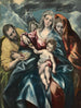 Die Heilige Familie mit Maria Magdalena - El Greco — Ansicht des Kunstwerks
